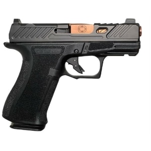 Shadow Systems CR920X Elite 9mm pistol black frame bronze fluted 3.41 inch barrel