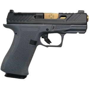 Shadow Systems CR920X ELT 9mm pistol gray polymer frame black slide 3.41-inch barrel