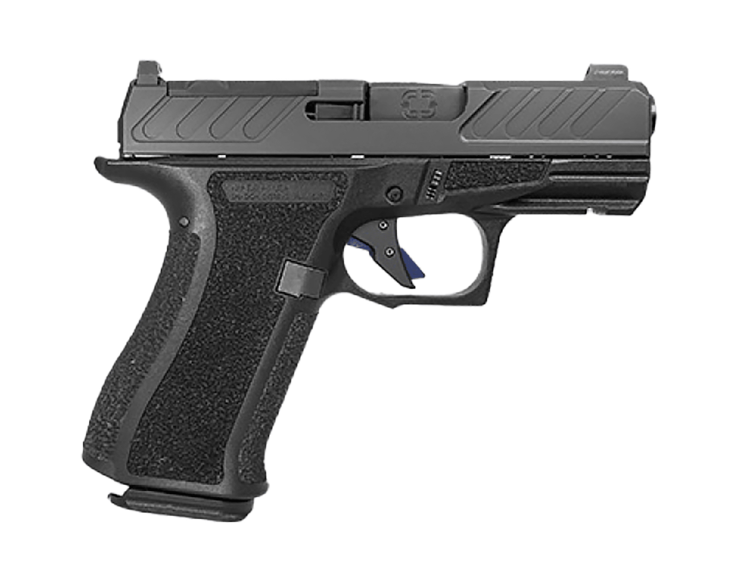 Shadow Systems CR920X LE 9mm pistol black nitride 3.4 in with two 10-round magazines