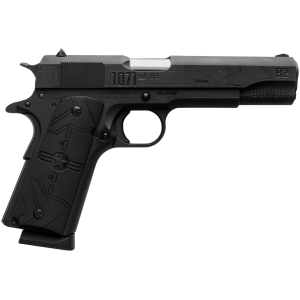 Tisas 1911 B-2 Stealth .45 ACP 5-inch forged steel slide engraved black Cerakote