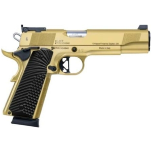 Chiappa 1911 Empire .45 ACP 5-inch pistol gold frame black G10 grips