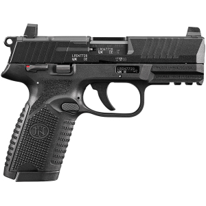 FN 502 MRD .22 LR 4-inch optic-ready pistol, black polymer frame, target crown barrel