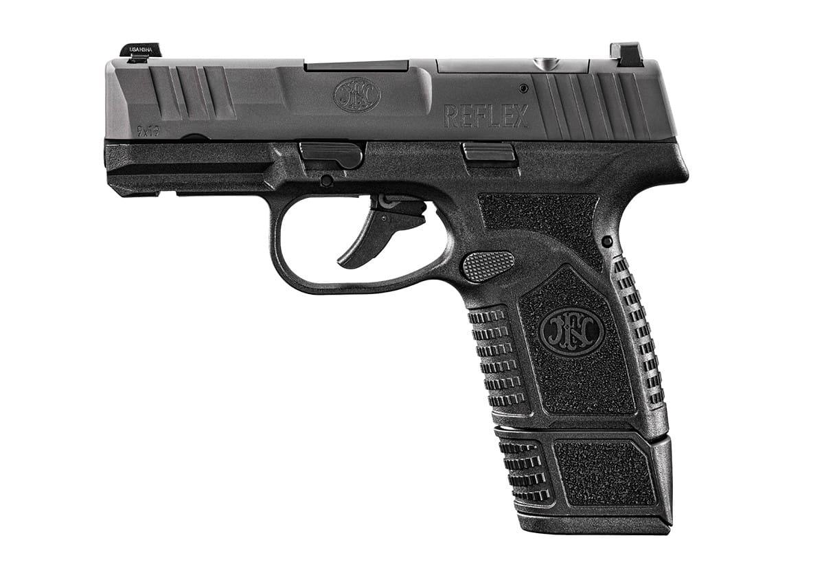 FN Reflex MRD 9mm 3.3in black optic-ready micro-compact pistol with two magazines