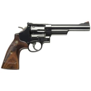 Smith & Wesson Model 57 Classic .41 Rem Mag 6-inch blued revolver with checkered walnut grip