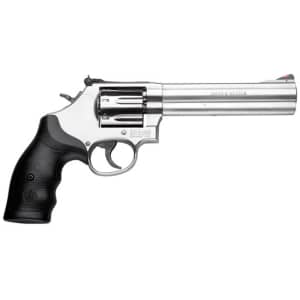 Smith & Wesson 686 Plus 6-inch stainless revolver, .357 Magnum, 7-round, rubber/synthetic grips