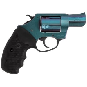 Charter Arms Chameleon .38 Special 2in iridescent 5-shot revolver with black cylinder and rubber grip