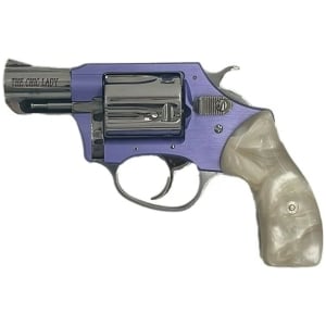 Charter Arms Chic Lady .38 Special 2-inch lavender revolver with hi-polished stainless cylinder