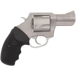 Charter Arms Bulldog .45 Long Colt 2.5 in stainless revolver with full rubber grip