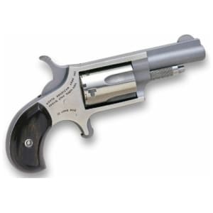 North American Arms NAA-22LLR .22 LR mini-revolver in stainless with rosewood bird's-head grip
