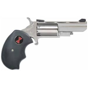 North American Arms Black Widow 22 WMR 2-inch stainless mini-revolver with black rubber grips