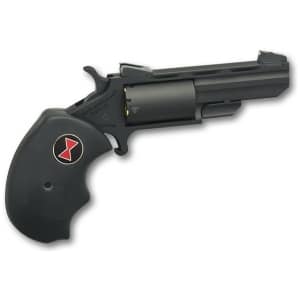 North American Arms Black Widow 2-inch Black PVD mini-revolver, 22LR/22MAG conversion, 5-shot