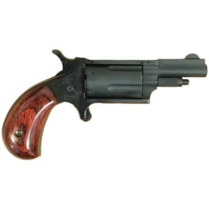 NAA 22M Mini Revolver .22 Magnum Stealth Grey with rosewood bird's-head grips