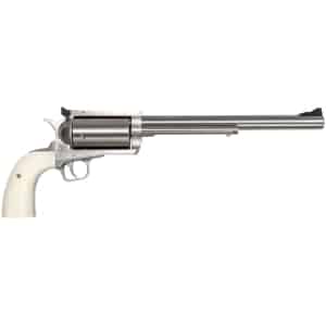 Magnum Research BFR .45-70 10-inch brushed stainless revolver with Bisley white polymer grip