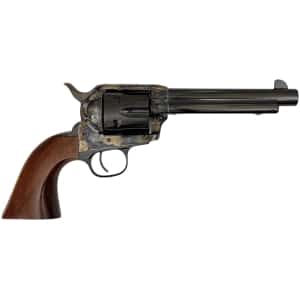 Taylors & Company 1873 Cattleman 9mm 5.5in blued revolver side view