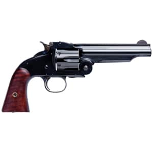 Cimarron Firearms Model No.3 American .45 Long Colt 5 inch blued revolver with walnut grips