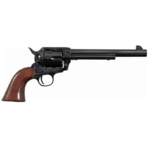 Cimarron Frontier PP405 7.5-inch blued revolver with walnut grips