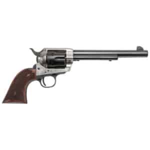Cimarron Frontier .45 LC 7.5in engraved revolver Old Silver frame blued barrel walnut grip