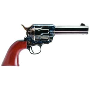 Cimarron El Malo 4.75 inch octagon blued barrel revolver with color case hardened frame and walnut grip