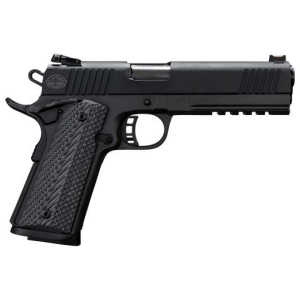 Rock Island Armory M1911 A1 Tac Ultra FS .45 ACP black parkerized pistol with G10 grips