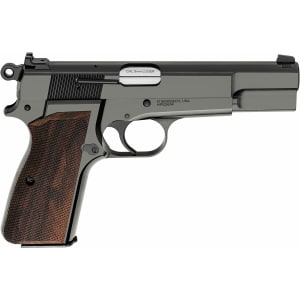 Springfield Armory SA-35 9mm polished blued with checkered walnut grips
