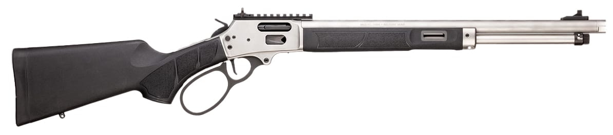 Smith & Wesson Model 1854 lever-action rifle .44 Magnum stainless receiver with black synthetic stock