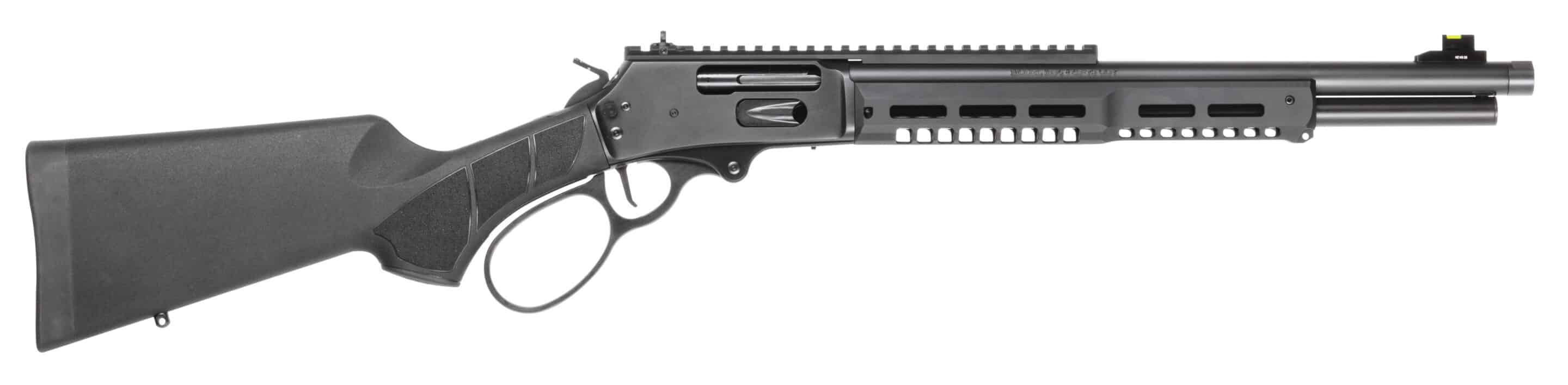 Smith & Wesson 1854 Stealth Hunter .45-70 Govt lever-action rifle, black synthetic stock, Picatinny rail