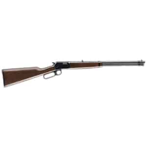 Browning BL-22 Grade I .22 LR lever-action rifle with 20-inch blued barrel and walnut stock