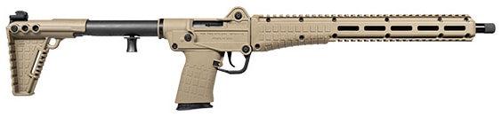 KelTec SUB2000 Gen 3 5.7x28mm tan carbine 16.15-inch barrel 20rd