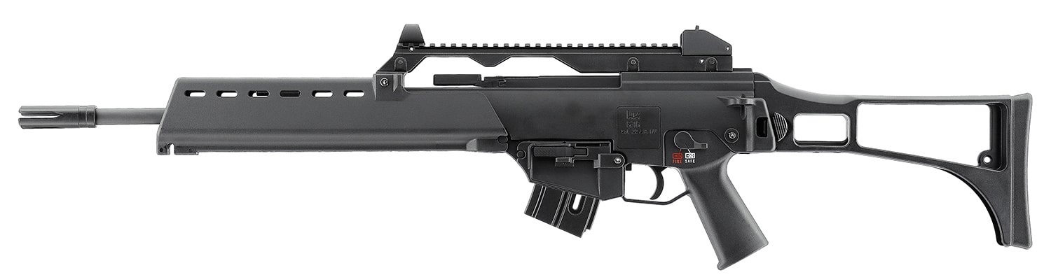 Heckler & Koch G36 .22 LR rimfire rifle with folding synthetic stock and 10-round magazine