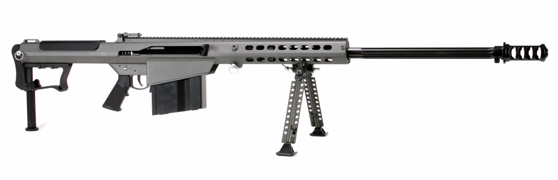 Barrett M107A1 .50 BMG 29-inch fluted barrel Tungsten Grey Cerakote