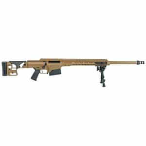 Barrett MK 22 rifle 7.62x51 20-inch fluted barrel coyote brown finish