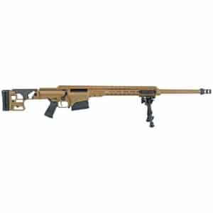 Barrett MK 22 Deployment Kit Rifle, 27" fluted barrel, Coyote Brown, Leupold optic