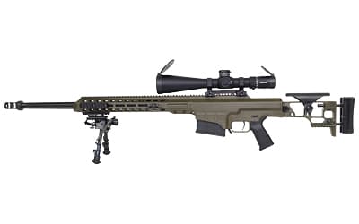 Barrett MRAD deployment kit rifle with 24-inch barrel in olive drab green