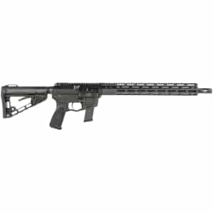 Wilson Combat TRAR9GB91610 AR9G Carbine 9mm Luger 17+1 16" Black Match Grade Threaded Barrel, Black Armor-Tuff Aluminum Receiver, M-LOK Handguard, Black Synthetic Rogers Super-Stoc w/Cam-Lock Stock
