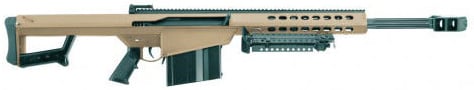 Barrett 82A1 .50 BMG 20in fluted barrel Flat Dark Earth rifle