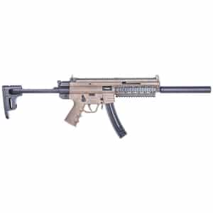 ATI GSG-16 Carbine .22 LR FDE synthetic collapsible stock faux suppressor M-LOK