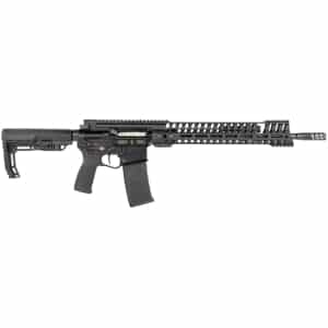 Patriot Ordnance Factory 01143 P415 Edge 223 Rem,5.56x45mm NATO 16.50" 30+1 Black Hard Coat Anodized 6 Position MFT Stock