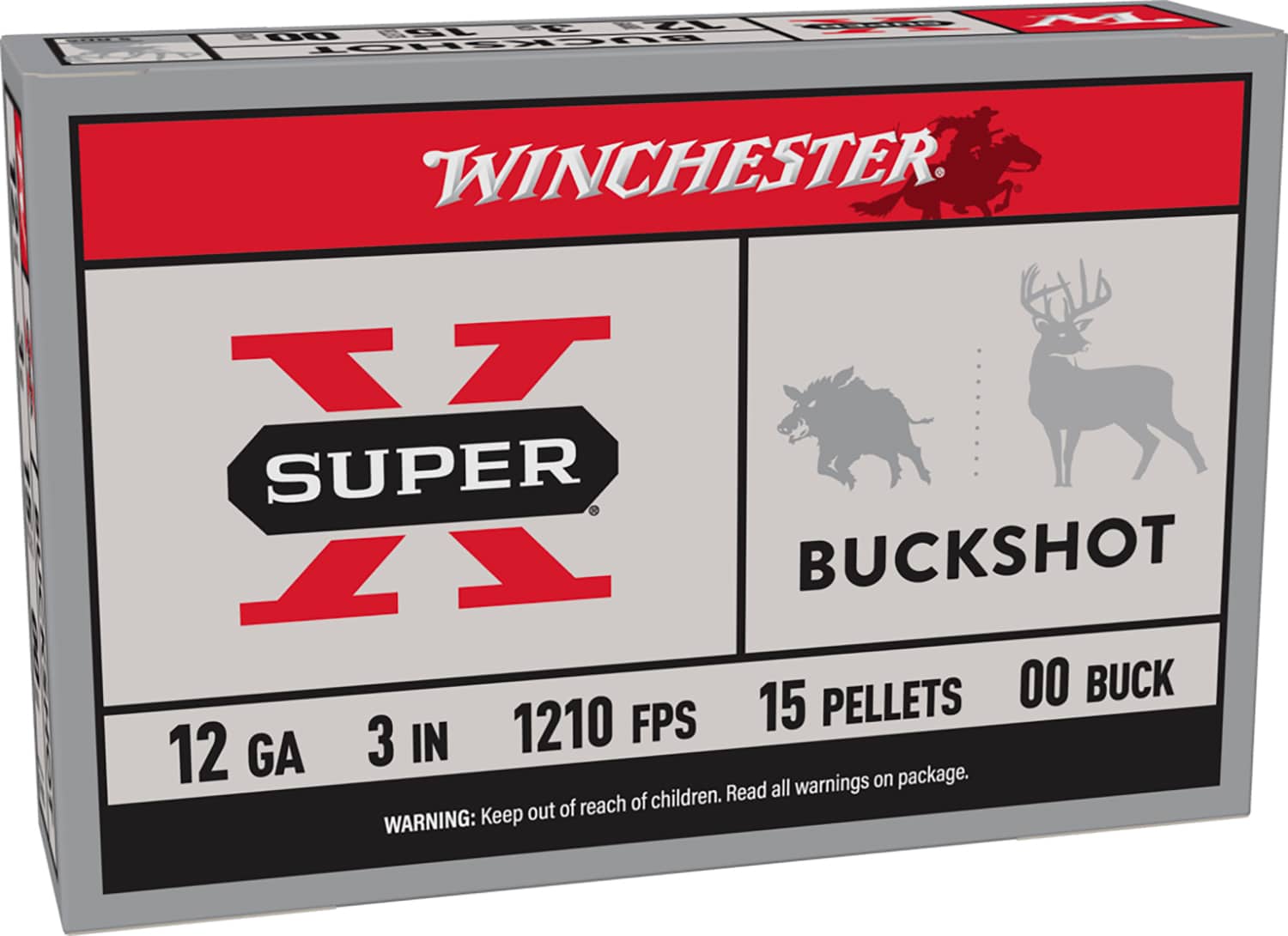Winchester 12 Gauge BUCKSHOT – 5rd