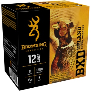 Browning BXD Upland 12 Gauge 3 inch 1 5/8 oz #5 shot, 25 per box