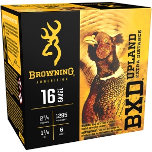 Browning BXD Upland 16 Gauge 2.75 inch 1 1/8 oz #6 shot 25 count box