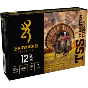 Browning TSS Tungsten Turkey 12 Gauge 3.50 inch 2 1/4 oz #7 shot box