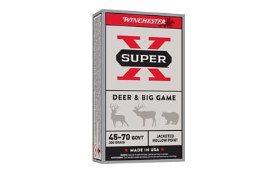 Winchester .45-70 Government 300gr JHP Brass – 20rd