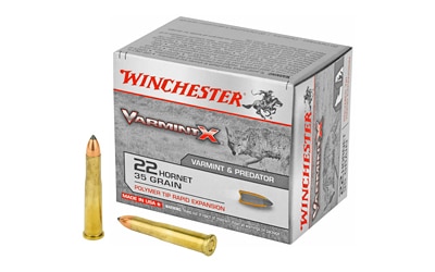 Winchester .22 Hornet 35gr Brass – 20rd