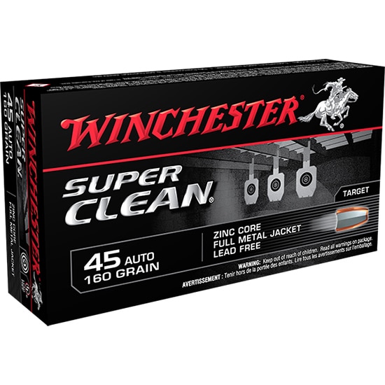 Winchester .45 ACP 160gr FMJ Brass – 50rd