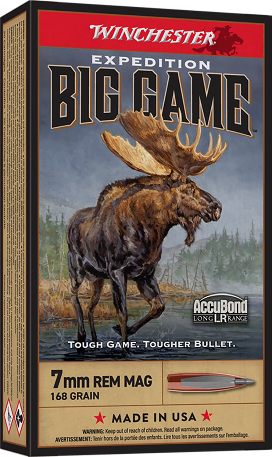 Winchester 7mm Rem Mag 168gr ACCUBOND Brass – 20rd