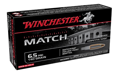 Winchester 6.5 PRC 140gr BTHP Brass – 20rd