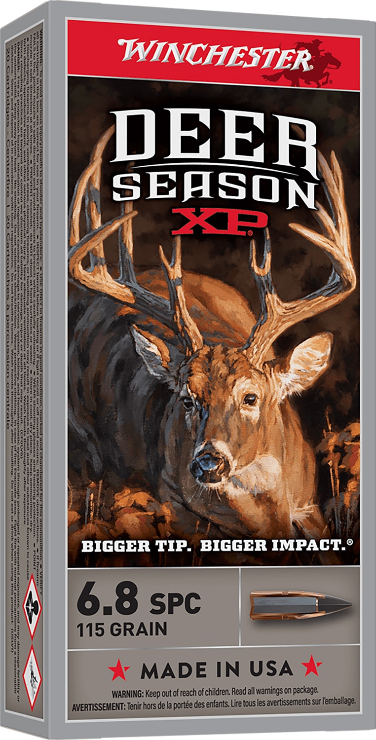 Winchester 6.8 SPC 115gr Brass – 20rd