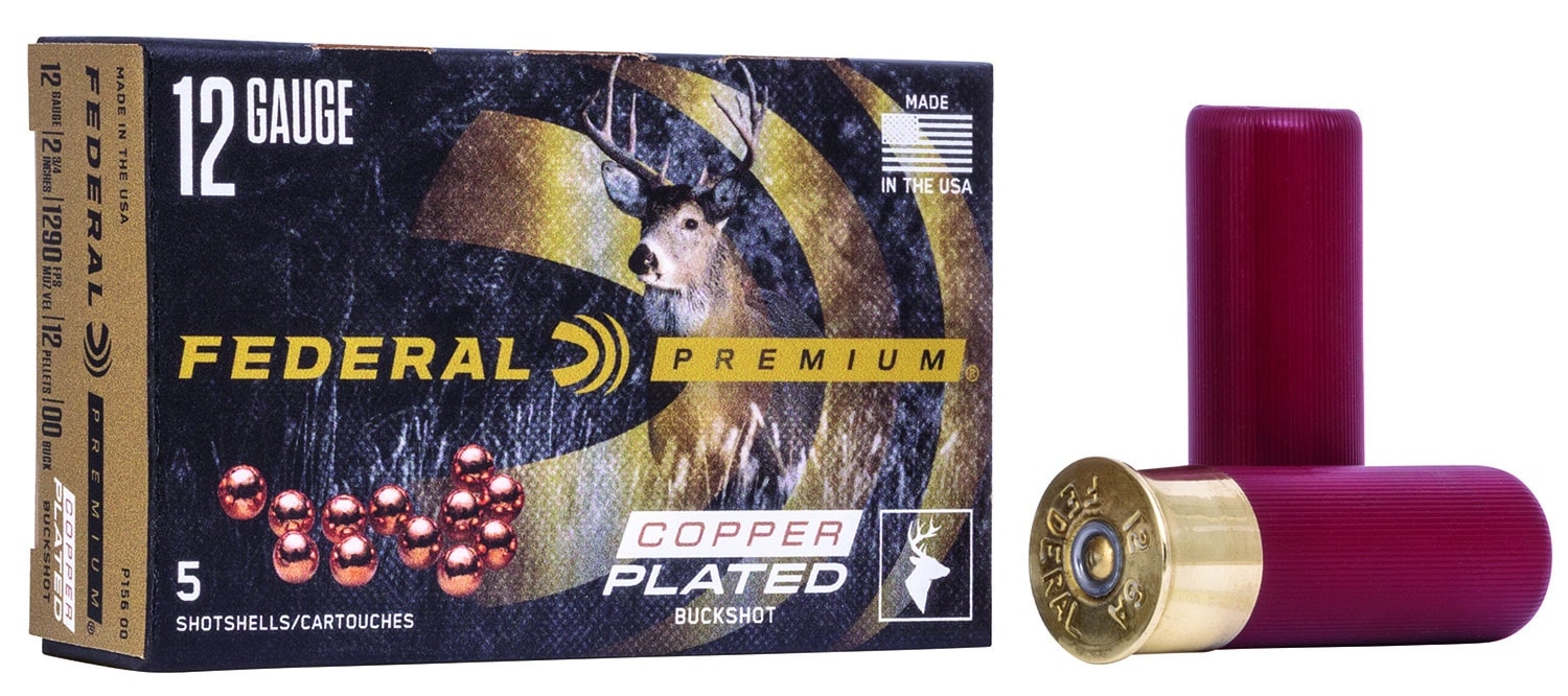 Federal 12 Gauge BUCKSHOT – 5rd