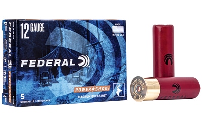 Federal 12 Gauge BUCKSHOT – 5rd
