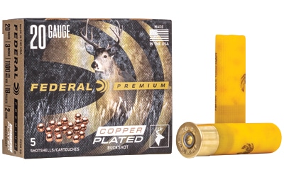 Federal 20 Gauge BUCKSHOT – 5rd